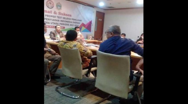 Rapat Ricuh, Final Penetapan Komisioner KPID Sumut di DPRD Sumut Terpaksa di Skors