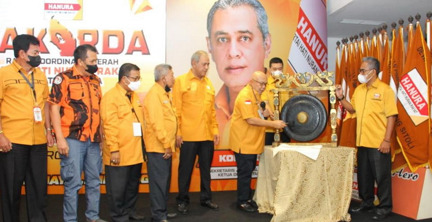 DPD Partai Hati Nurani Rakyat Sumatera Utara (Hanura Sumut) menggelar Rapat Koordinasi Daerah (Rakorda) selama dua hari (22-24/1/2022), di Hotel Miyana Medan