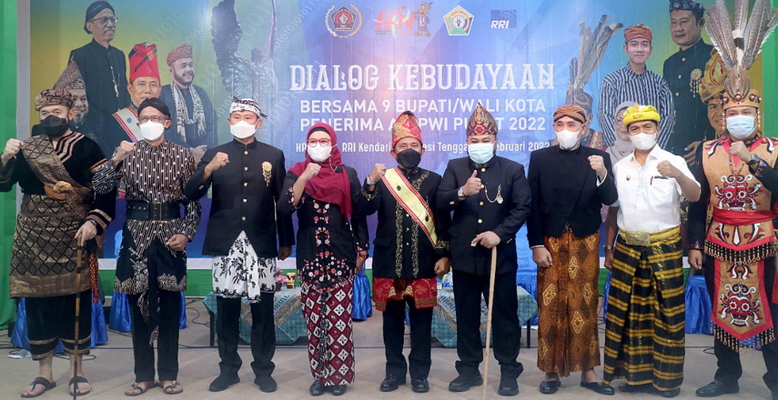 Dialog Kebudayaan 9 Bupati/Wali Kota Penerima AK PWI Pusat 2022