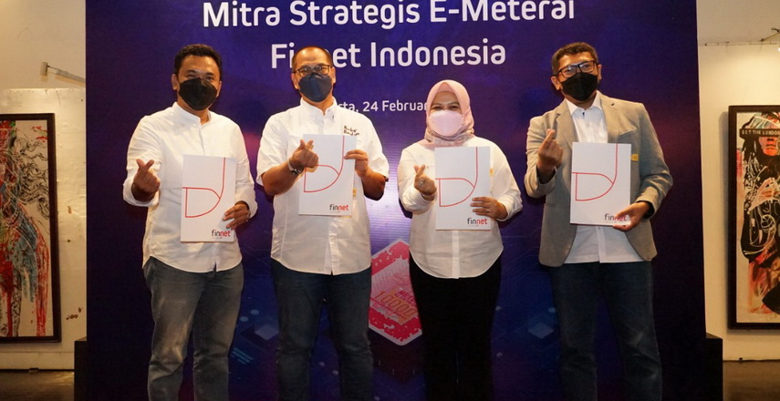 PT Finnet Indonesia (Finnet) melakukan penandatanganan kerja sama distribusi e-Meterai dengan PT Pos Finansial Indonesia (POSFIN), PT Multimedia Nusantara (Telkom Metra) dan PT Kuwais International.