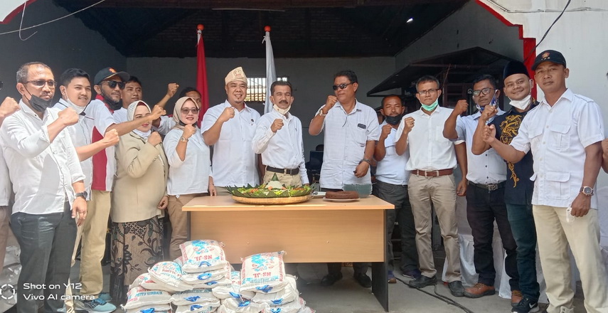 Gerindra Batubara Luncurkan Rumah Aspirasi di HUT ke-14