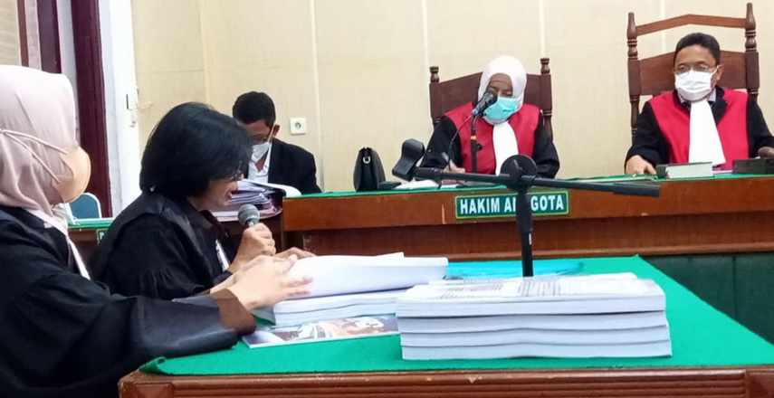 Pasangan suami istri Syafda Ridha Syukurillah alias Ridho dan Devi (berkas penuntutan terpisah), Rabu (2/2/2022), dalam persidangan online di Cakra 8 Pengadilan Tipikor Medan akhirnya dituntut bervariasi