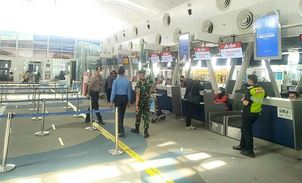 Polsek Kawasan Bandara Kualanamu Gelar Patroli Yustisi Prokes