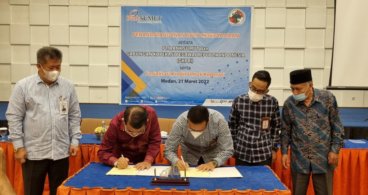 Tandatangani MoU, Bank Sumut Jalin Kerjasama Dengan GKPRI Sumatera Utara