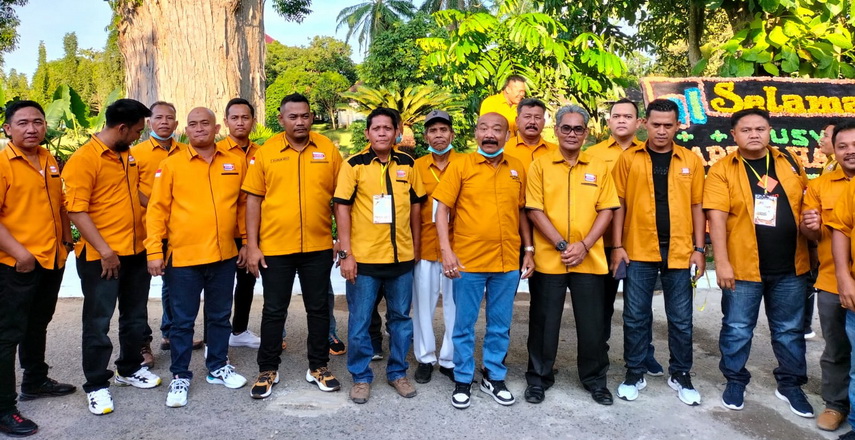 Berngap Sembiring terpilih kembali sebagai Ketua Partai Hanura Deli Serdang dalam Muscab III Partai Hanura Deli Serdang, Jumat (1/4/2022).
