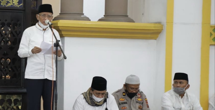 Pemerintah Kabupaten (Pemkab) Asahan memperingati Malam Nuzulul Qur’an 1443 H di Masjid Agung H Achmad Bakrie Kisaran, Senin (18/4/2022) malam.