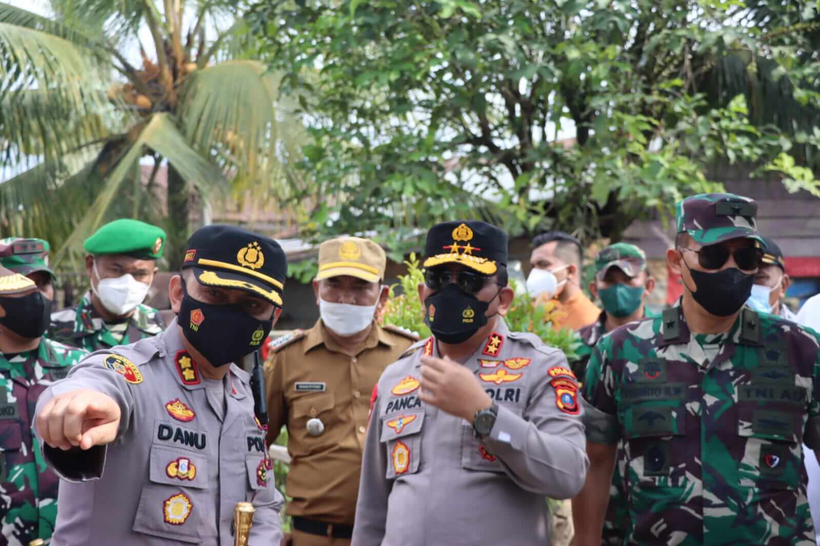 Kapolda Sumut Cek Posko Terpadu PMK di Perbatasan Sumut-Aceh