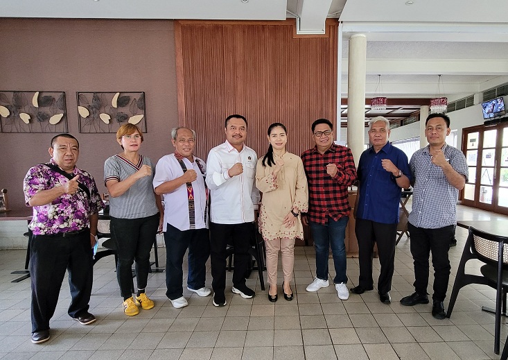 PWI, SMSI dan JMSI Sumut Silaturahmi Bersama Bendahara Gerindra Sumut