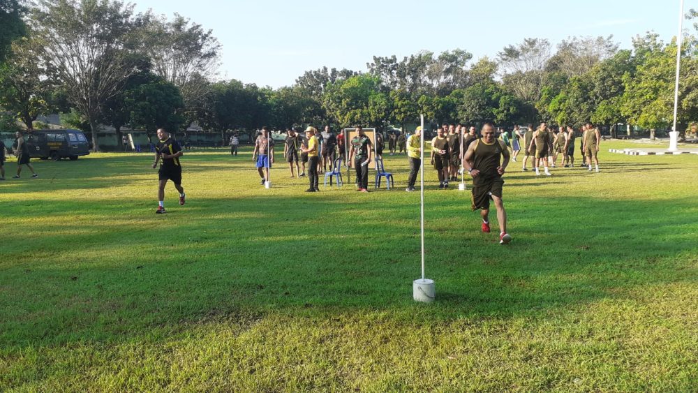 Tes Kesamaptaan Jasmani di Korem 082CPYJ