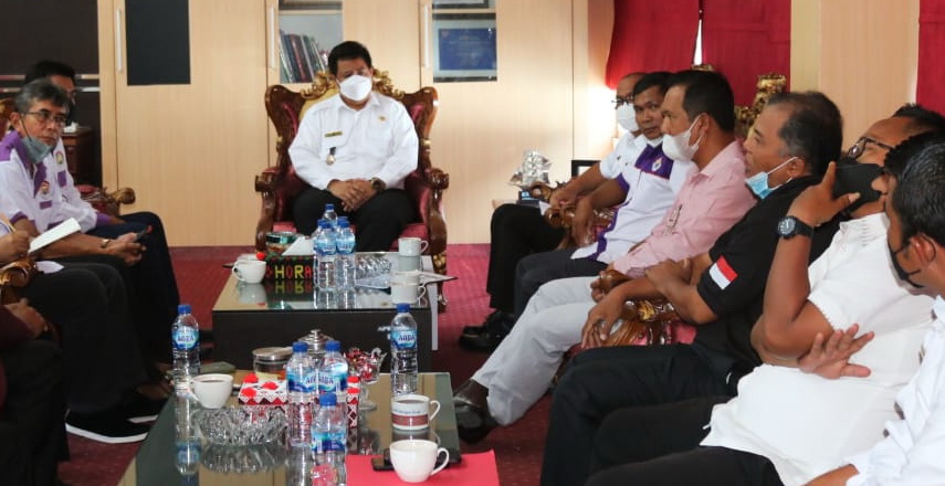 Bupati Samosir mendukung kesediaan dan keinginan DPW MUKI membentuk Dewan Pengurus Daerag di Samosir.