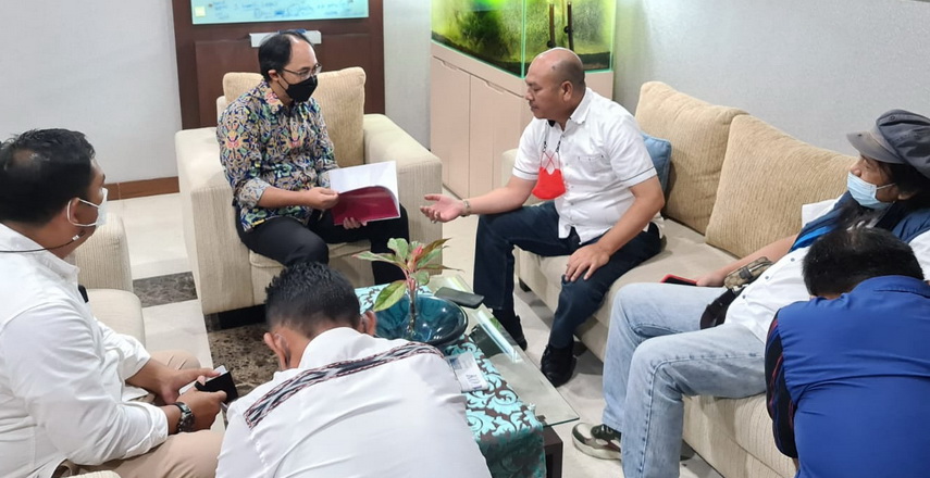 Bupati Taput Drs Nikson Nababan MSi kembali melakukan lobi-lobi tingkat kementerian melalui audensi dengan Menteri PUPR Dr Ir M Basuki Hadimuljono MSc
