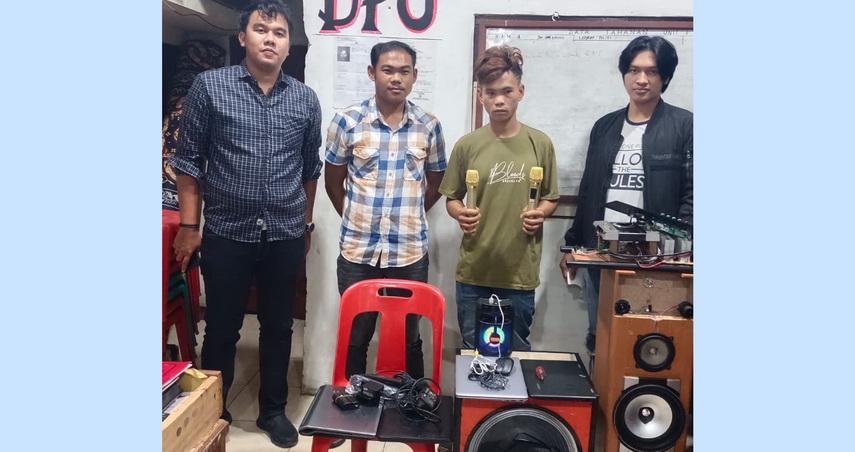 Opsnal Sat Reskrim Polres Tapanuli Utara meringkus satu tersangka pelaku pencurian barang inventaris milik SMPN 3 Muara Kecamatan Siatas Barita Taput, Kamis (12/5/2022).