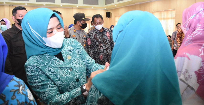 Pemkab Sergai menggelar Apel Siaga Tim Pendamping Keluarga Nusantara Bergerak, terpusat di Aula Sultan Serdang Komplek Kantor Bupati Sergai, Sei Rampah, Kamis (12/5/2022).