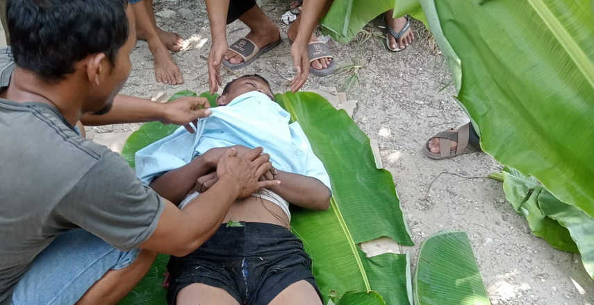 Tedi Wahyudi (18) warga Dusun V Pondok Mangga Desa Padang Langkat Kecamatan Gebang, ditemukan telah meninggal dunia di kolam bekas galian bahan material pasir dan batu
