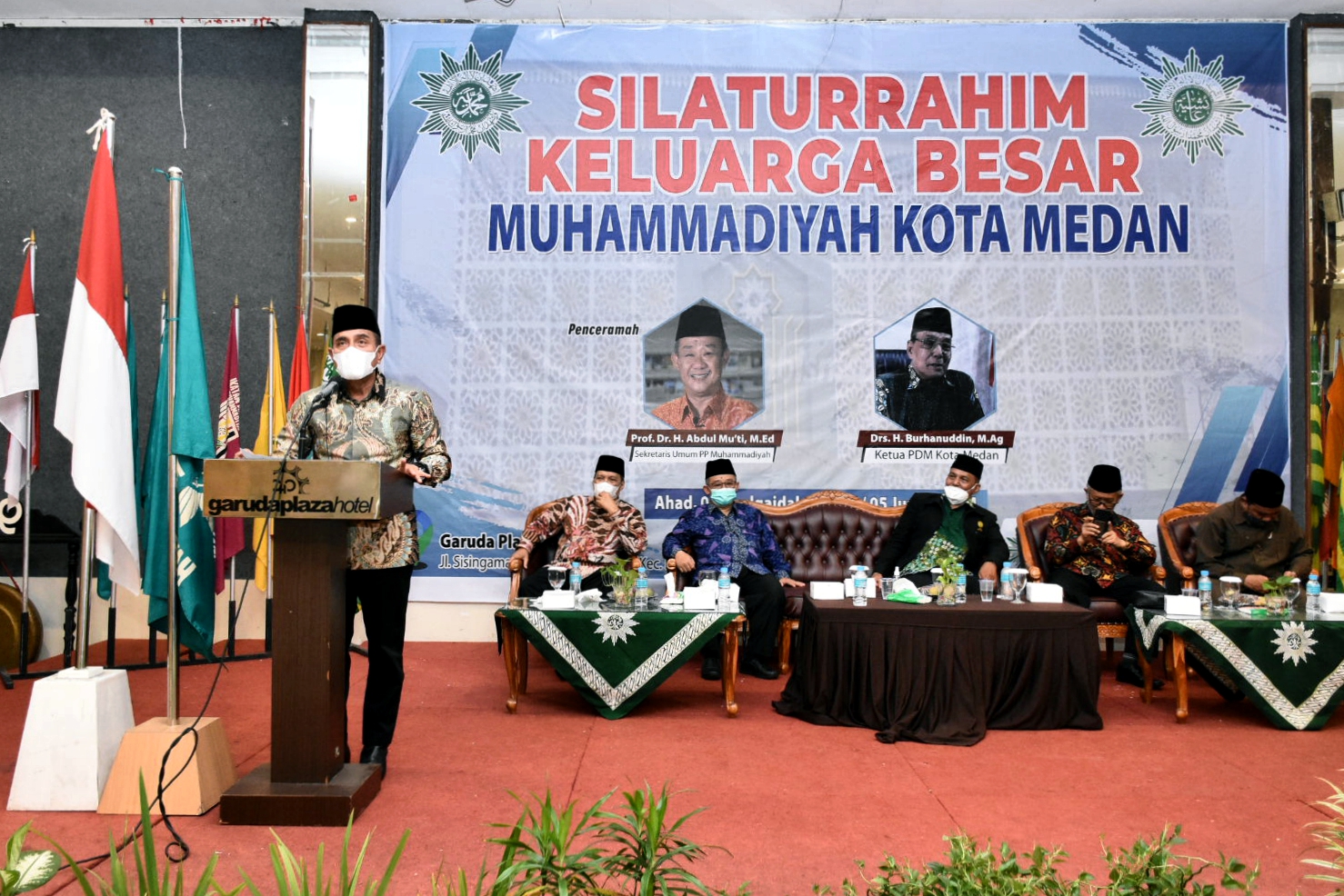 Gubernur Hadiri Silaturahmi Keluarga Besar Muhammadiyah Kota Medan