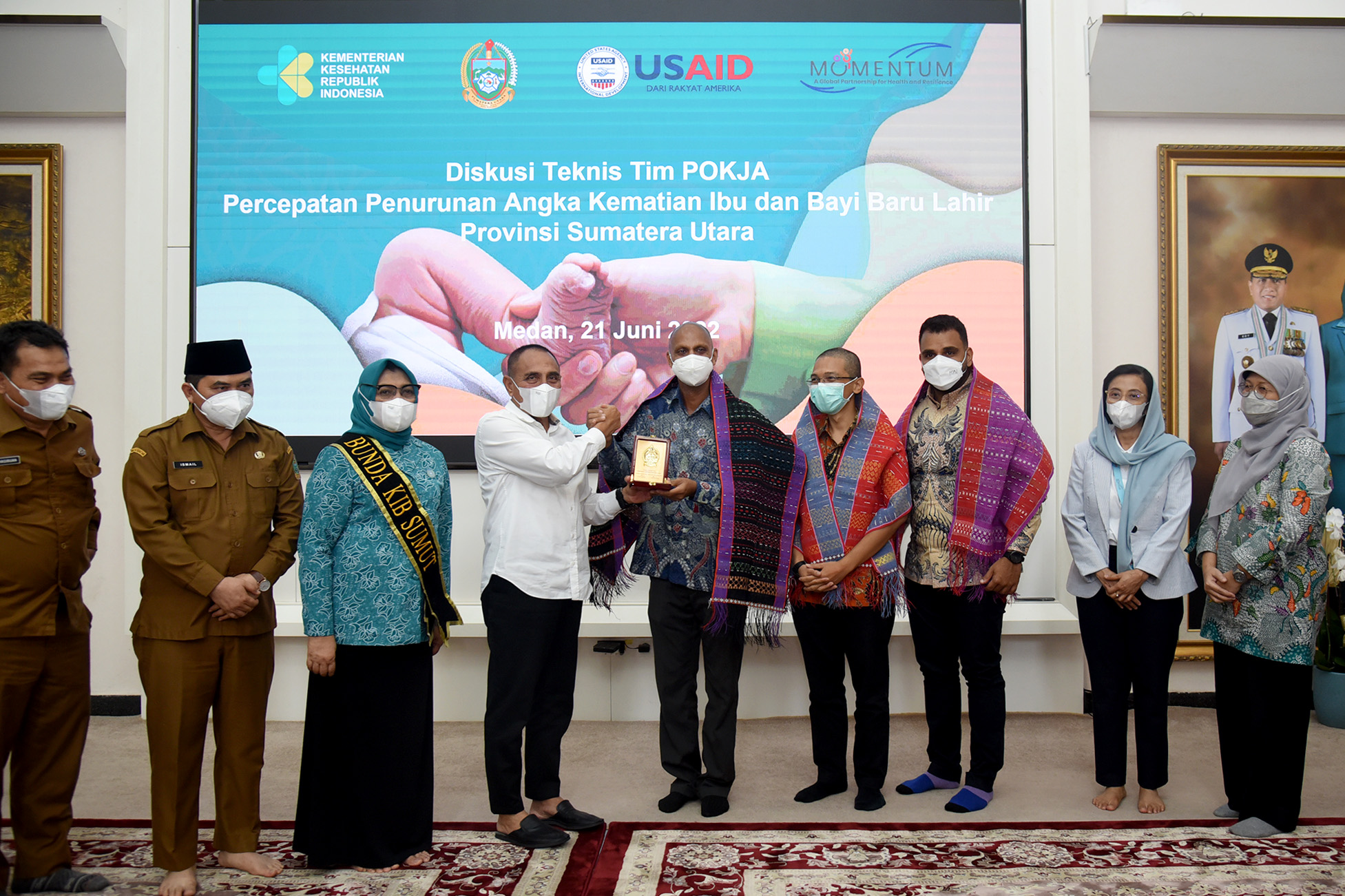 Gubsu Terima Kunjungan USAID, Bahas Program Penurunan AKI/B