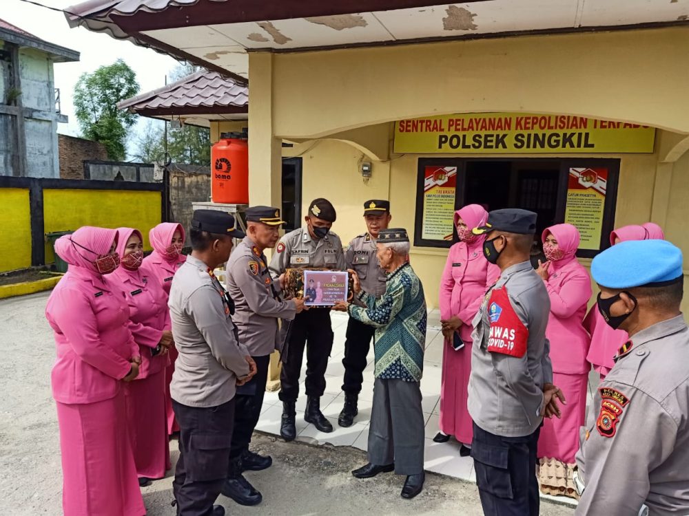 HUT Bhayangkara Ke-76, Polres Aceh Singkil Silaturahmi dengan Purnawirawan Polisi
