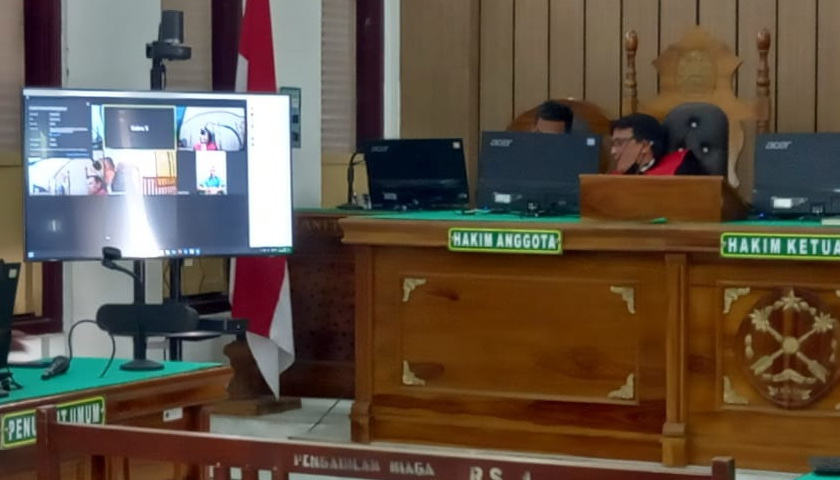 oknum Kades Sei Musam, Kecamatan Batang Serangan, Kabupaten Langkat tahun 2020, Natang Juhar (44), Kamis (16/6/2022) akhirnya divonis 4 tahun penjara