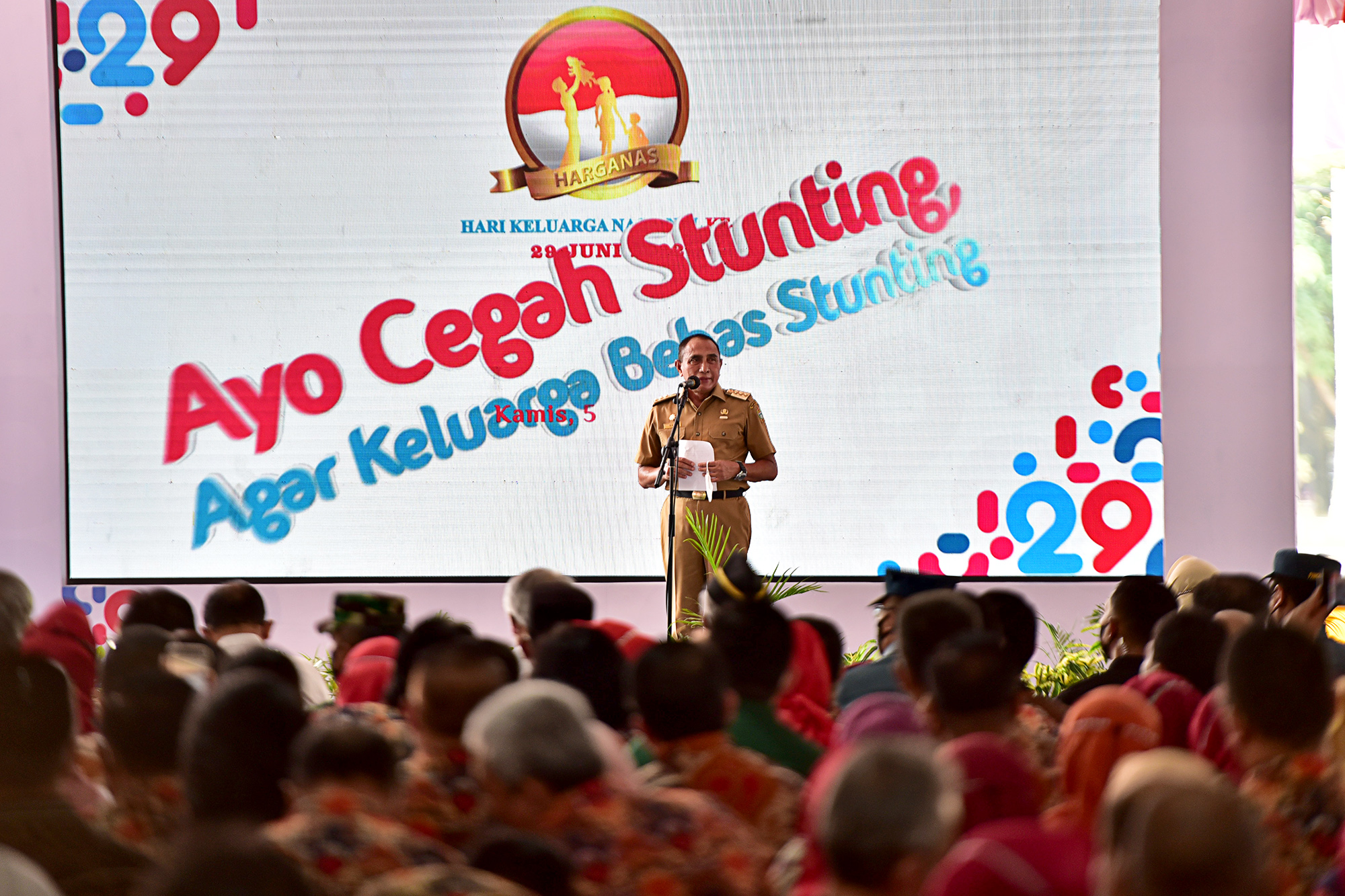 Di Depan Jokowi, Edy Rahmayadi Optimis Targetkan Prevalensi Stunting Sumut Turun 12%