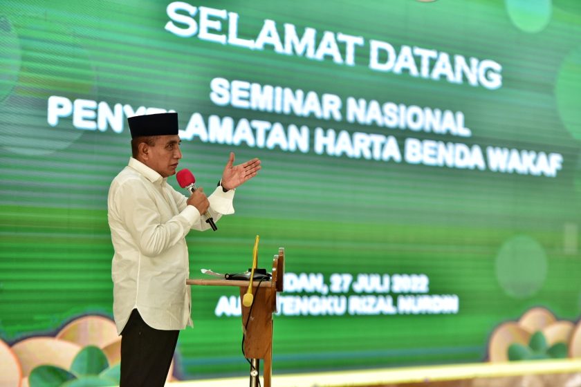 Gubernur Sumut akan Bantu Selesaikan Persoalan Harta Wakaf