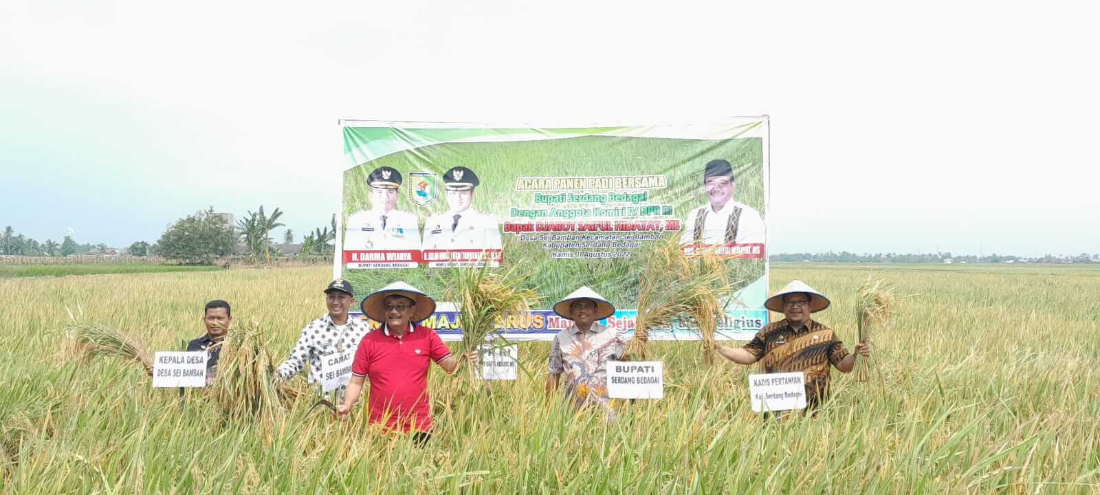 Petani Sergai Terima Bantuan, Bupati: Pertanian Sektor Penopang Ekonomi Nasional