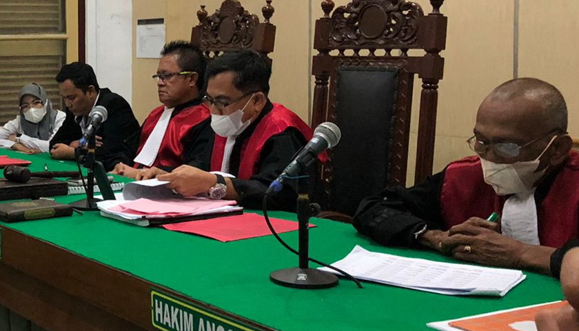 Iswandi Siahaan alias Wandi, warga Jalan Siporipori Kecamatan Teluk Nibung Kota Tanjungbalai lewat persidangan secara virtual, Selasa (2/8/2022), di Cakra 7 PN Medan lolos dari hukuman mati. Terdakwa akhirnya divonis 20 tahun penjara.