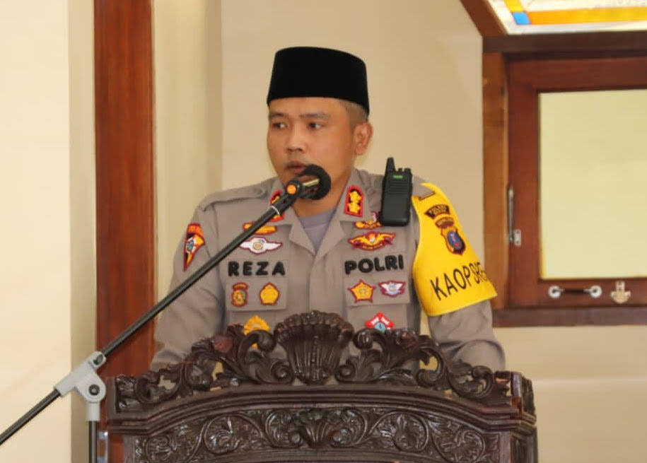 Kapolres Madina AKBP HM Reza CAS SIK SH MH berpesan agar tetap menjaga kondusifitas dan khamtibmas.