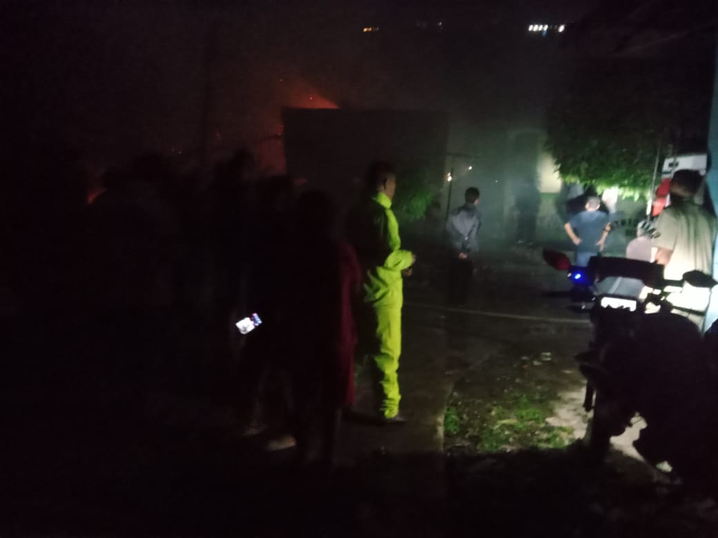 Sebuah Rumah Di Sibaganding Kabupaten Simalungun Terbakar, Kerugian Mencapai 150 Juta