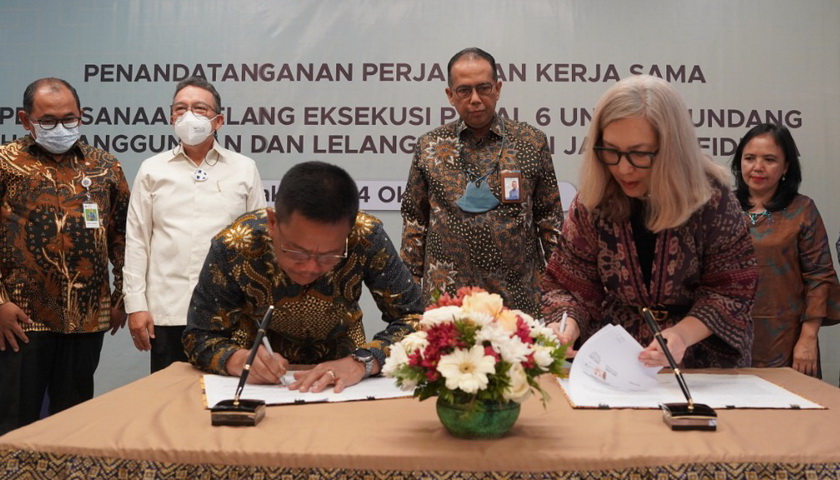 Lembaga Pembiayaan Ekspor Indonesia kolaborasi dengan DJKN Kemenkeu dalam pelaksanaan Pasal 6 UU Hak Tanggungan dan Lelang Eksekusi Jaminan Fidusia.