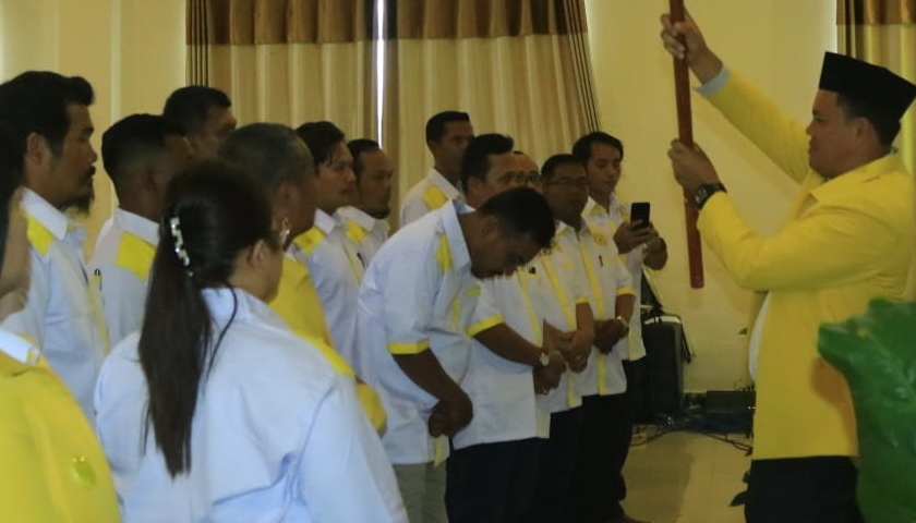 Bupati Samosir Vandiko T Gultom diwakili Sekdakab Samosir Hotraja Sitanggang menghadiri pelantikan kepengurusan Ikatan Sarjana Katolik Indonesia (ISKA)