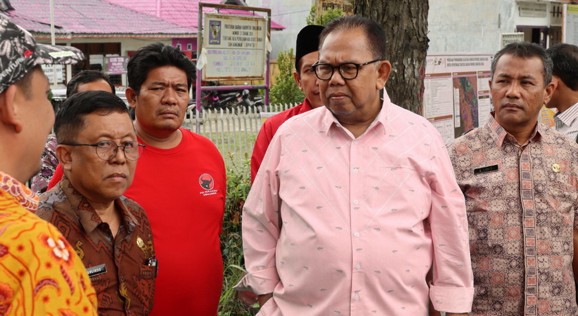 Ketua DPRD Sumatera Utara kembali melakukan sidak lapangan, setelah sebelumnya melihat pembangunan jalur sejajar, Medan-Brastagi beberapa waktu lalu.