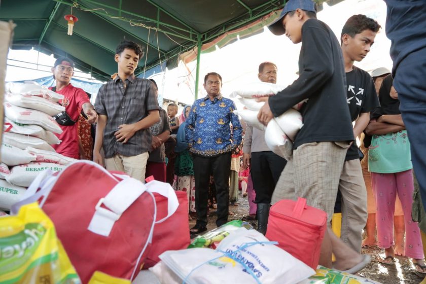 Bupati Tinjau Logistik dan Kesehatan di Posko Tanjung Beringin