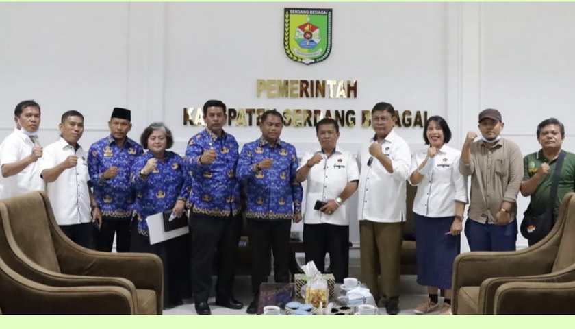 Bupati Serdang Bedagai (Sergai) H Darma Wijaya mendukung Perayaan Natal Persatuan Wartawan Indonesia (PWI) Sumatera Utara (Sumut)