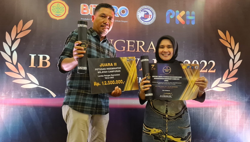 Pemkab Sergai kembali meraih prestasi menggembirakan. Pasalnya, seorang warganya meraih penghargaan sebagai juara II tingkat nasional sebagai Petugas Inseminator Wilayah Campuran (Inseminasi Buatan dan Kawin Alam).