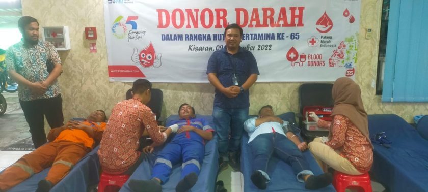 HUT PT Pertamina, Fuel Terminal Kisaran Gelar Donor Darah dan Santuni Anak Yatim