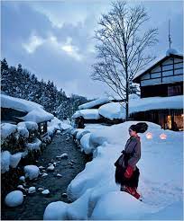 Jepang hujan salju2
