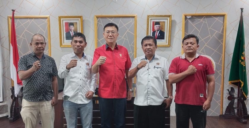Panitia Natal PWI Sumut Audiensi ke Ketua DPRD Medan