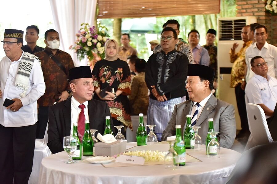 Gubsu Edy Rahmayadi dan Prabowo Hadiri Pernikahan Dahnil Anzar Simanjuntak