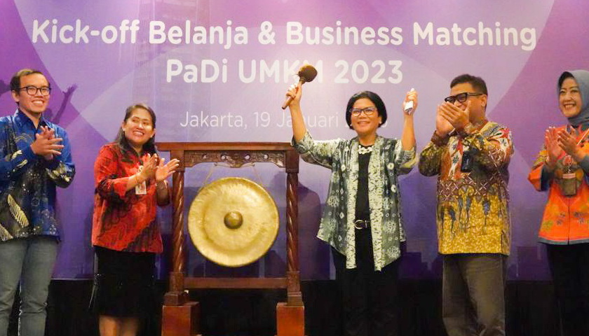 PT Telkom Indonesia (Persero) Tbk (Telkom) melalui platform digital PaDi UMKM mengadakan acara 'business matching' di Aryaduta Hotel, Jakarta.