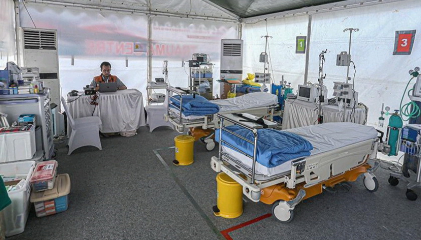 Tim medis dan Ruang Trauma Center bersiaga untuk membantu penanganan medis selama gelaran F1 Powerboat berlangsung pada 24-26 Februari 2023 di Danau Toba, Sumatra Utara.
