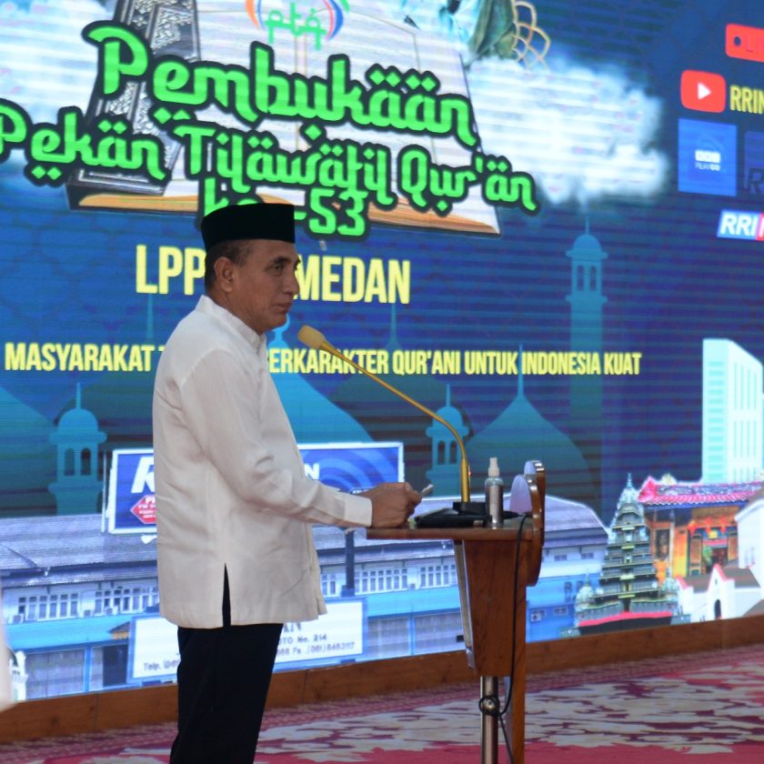 Buka PTQ ke-53 LPP RRI Medan, Edy: Alquran sebagai Petunjuk Bagi Umat Islam