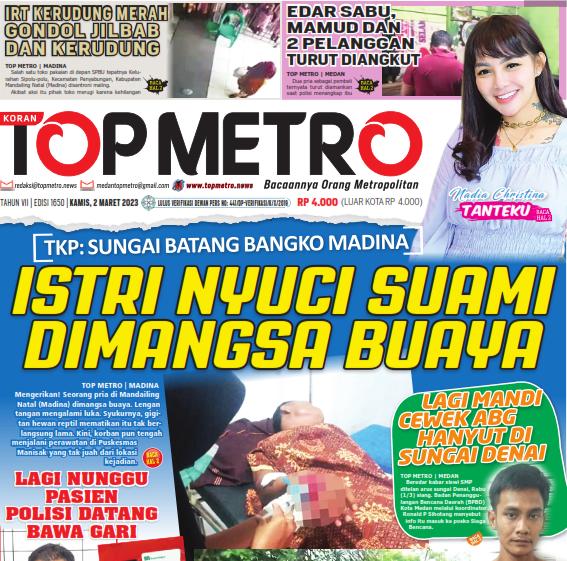 Epaper Top Metro Edisi 1650, Tanggal 2 Maret 2023