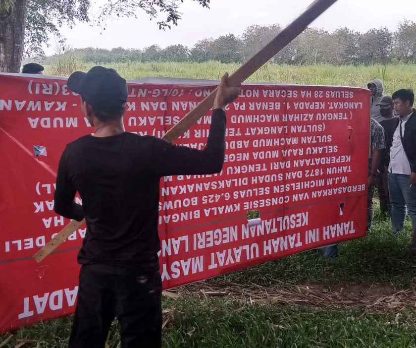 Penggarap dan Asisten Umum Kebun Kwala Bingai PTPN II Nyaris Bentrok