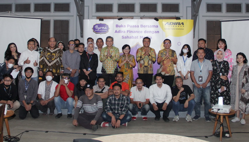 PT Adira Dinamika Multi Finance Tbk (Adira Finance) mengadakan acara buka puasa bersama Sahabat Media, Selasa (4/4/2023), di daerah Setiabudi, Jakarta.