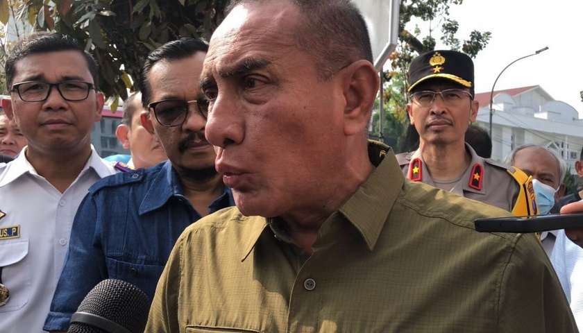 Gubernur Sumatera Utara (Gubsu) Edy Rahmayadi menegaskan akan maju menjadi kandidat gubernur di Pilkada Sumut 2024.