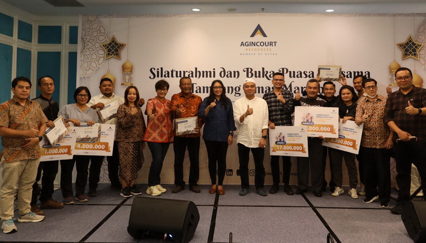 PT Agincourt Resources (PTAR) mengumumkan pemenang Lomba Karya Jurnalistik 2023 Tambang Emas Martabe, gelaran kompetisi bagi para jurnalis media massa cetak, online, maupun elektronik di Indonesia yang dilaksanakan secara rutin oleh PTAR sejak tahun 2017.