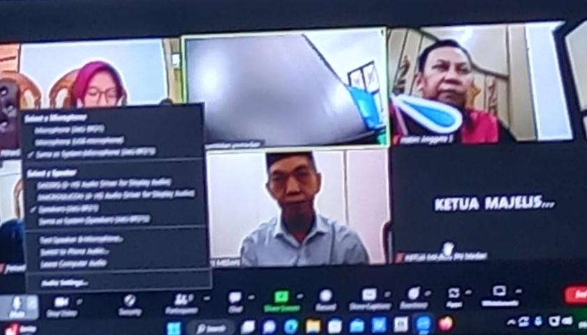 Mantan Pejabat Pembuat Komitmen (PPK) kegiatan Pengembangan Instalasi Listrik di Kampus II eks Institut Agama Islam Negeri (IAIN) Sumut --sekarang: Universitas Islam Negeri Sumatera Utara (UINSU)-- Makmun Suaidi Harahap, lewat persidangan secara virtual dihukum 4 tahun penjara.