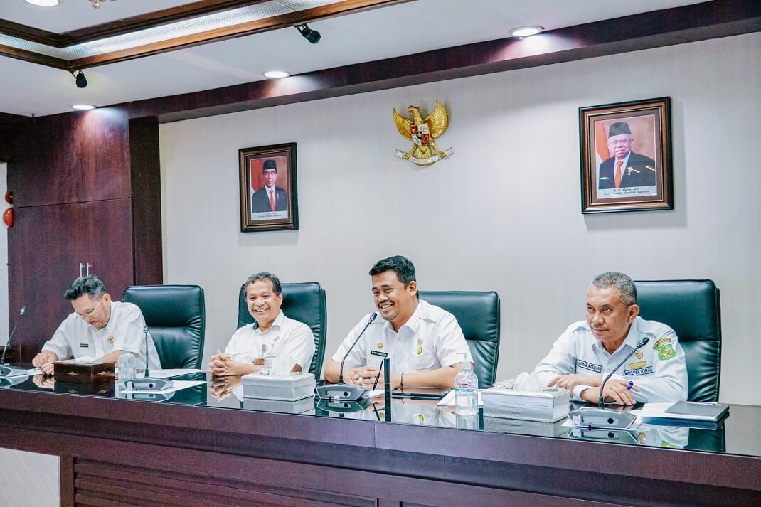 Entry Meeting BPK Perwakilan Sumut, Bobby Nasution Saling Melengkapi & Berikan Informasi Yang Dibutuhkan