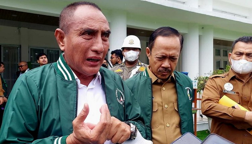 Gubernur Sumut Edy Rahmayadi akhirnya minta maaf kepada Rakyat Sumatera Utara. Pernyataan ini terkait pernyataan akan maju sebagai Calon Gubernur Sumatera Utara (Cagubsu) pada Pilkada 2024, yang menurutnya karena emosi.
