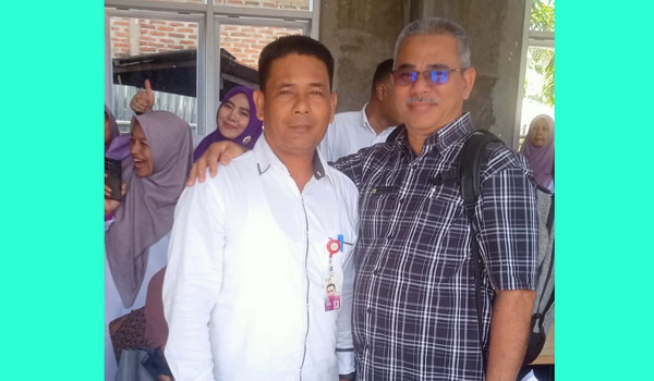 Tim Penilai Tenaga Kesehatan (Nakes) Teladan Puskesmas Tingkat Provinsi Aceh melakukan penilaian tenaga kesehatan di Pukesmas Kandang Kecamatan Muara Dua Kota Lhokseumawe, Rabu (21/6/2023).